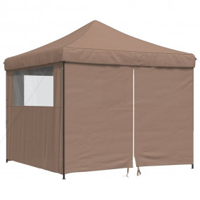Party Tent Brown Oxford fabric with PVC coating Large F...