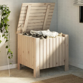 Storage Box Natural Wood Solid pine wood (untreated)