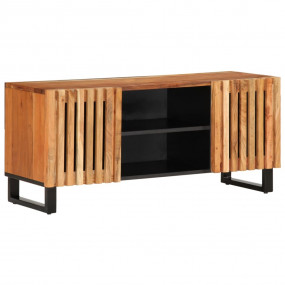 TV Cabinet Brown Solid Acacia Wood Medium TV Cabinet