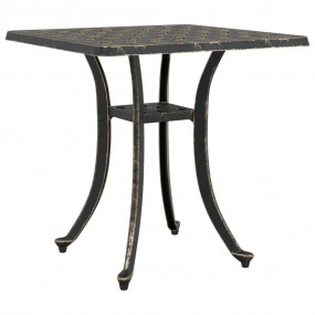 Garden Table Bronze Cast Aluminum Small Decorative Inla...