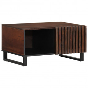Coffee Table Brown Solid mango wood 31.5 x 20.1 x 15.7 ...