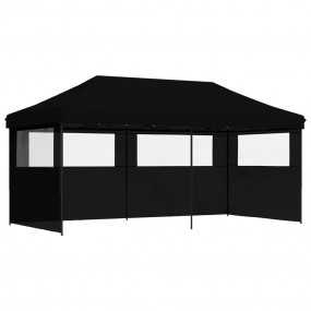 Party Tent Black Oxford fabric with PVC coating Large F...