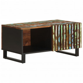 Coffee Table Reclaimed wood finish Solid Acacia wood
