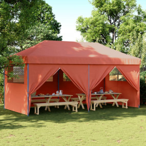 Party Tent Terracotta and Blue