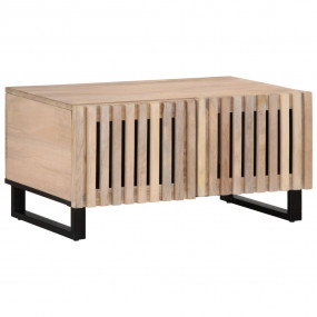 Coffee Table White Solid Mango Wood Medium Coffee Table