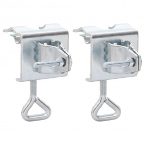 Umbrella Clamp Silver Galvanized steel Compact