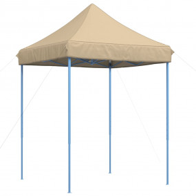 Party Tent Beige Oxford fabric with PVC coating, Powder...