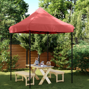 Party Tent Burgundy Oxford fabric Large Foldable Party ...