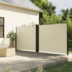 Retractable Side Awning Cream