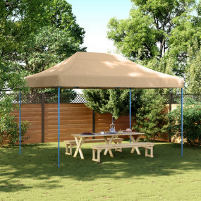 Party Tent Beige and Blue