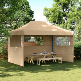 Party Tent Beige roof, Blue frame
