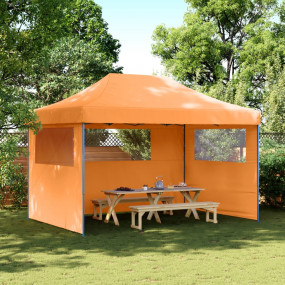 Party Tent Orange Oxford fabric with PVC coating Large