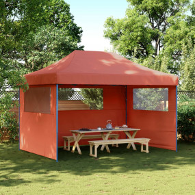 Party Tent Terracotta and Blue
