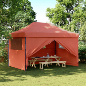 Party Tent Terracotta and Blue Oxford fabric, Powder-co...