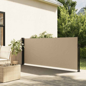 Retractable Side Awning Beige