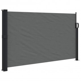 Retractable Side Awning Anthracite 100% polyester with ...
