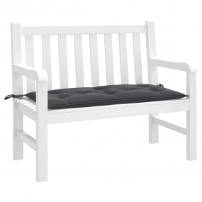 Garden Bench Cushion Melange Anthracite 100% Polyester