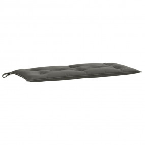Garden Bench Cushion Melange Dark Grey 100% Polyester