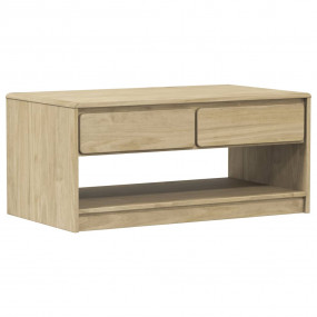 Coffee Table Oak Solid pine wood, engineered wood Stand...