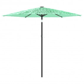 Garden Parasol Green Powder-coated steel, Polyester Lar...