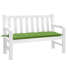 Garden Bench Cushion Melange Green Polyester 47.2x19.7x...
