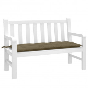 Garden Bench Cushion Melange Taupe 100% polyester 47.2x...