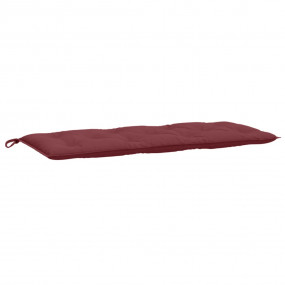 Garden Bench Cushion Melange wine red 100% polyester