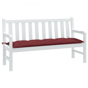 Garden Bench Cushion Melange wine red 100% polyester