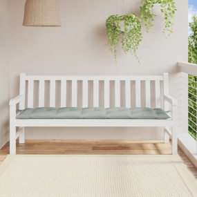 Garden Bench Cushion Melange light grey 100% polyester
