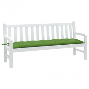 Garden Bench Cushion Melange Green 100% Polyester 70.9 ...