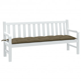 Garden Bench Cushion Melange taupe 100% polyester