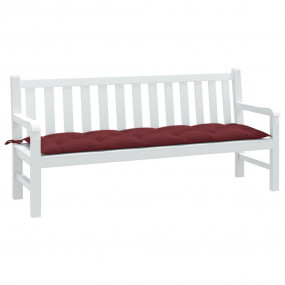 Garden Bench Cushion Melange Wine Red 100% Polyester