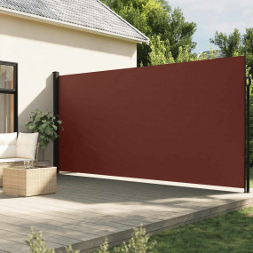 Retractable Side Awning Brown