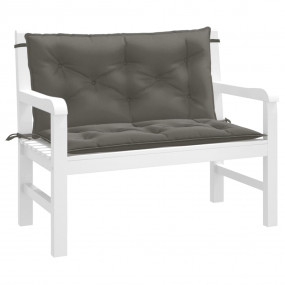 Garden Bench Cushion Melange dark grey Polyester