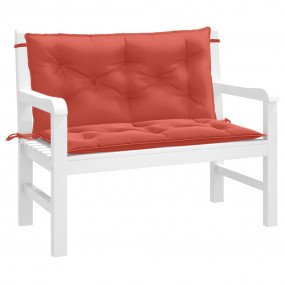 Garden Bench Cushion Melange Red 100% polyester