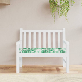 Garden Bench Cushion Leaf Pattern Oxford fabric (100% p...