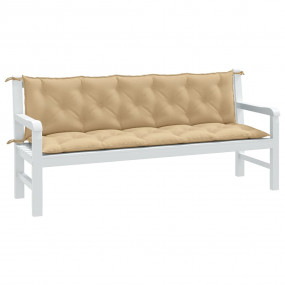 Garden Bench Cushion Melange beige 100% polyester