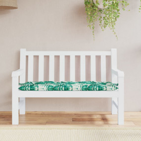 Garden Bench Cushion Leaf pattern Oxford fabric (100% p...