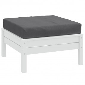 Pallet Cushion Melange Anthracite 100% Polyester