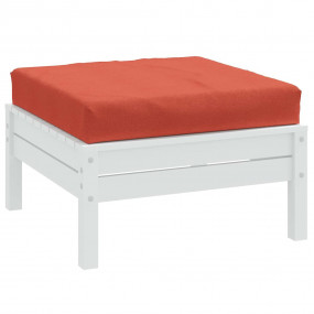 Pallet Cushion Melange Red 100% Polyester 23.6 in x 23....