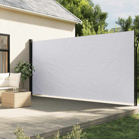 Retractable Side Awning White