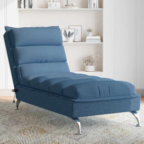 Massage Chaise Lounge Blue