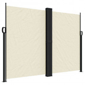 Retractable Side Awning Cream