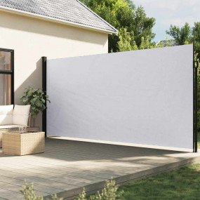 Retractable Side Awning White