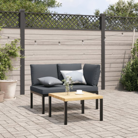 Garden Bench Black, Anthracite