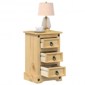 Bedside Cabinet Honey Solid pine wood, engineered wood,...