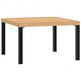 Garden Coffee Table Black and Brown Powder-coated alumi...