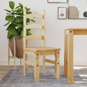 Dining Chair Honey Solid pine wood Standard Dining Chai...