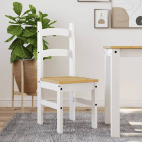 Dining Chair White Solid pine wood Standard Minimalisti...