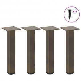 Coffee Table Leg Natural Steel Powder-Coated Steel Medi...